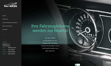 Fahr-Werk Webdesign