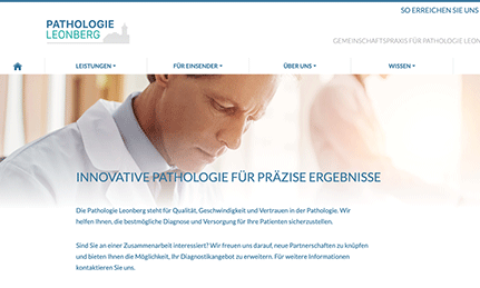 Pathologie Leonberg Webdesign