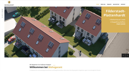 Wohngarant Webdesign