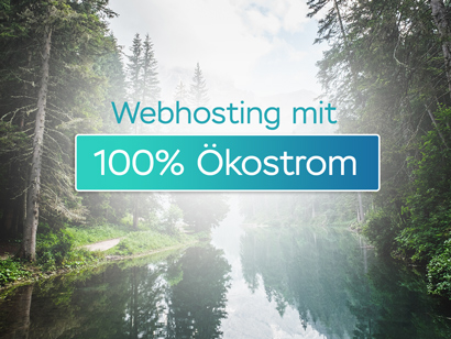 Webhosting Ökostrom